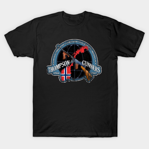 Roland the Headless Thompson Gunner Corps, distressed T-Shirt by woodsman